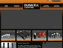 Tablet Screenshot of duracell-led.com